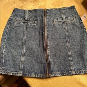 Old Navy Blue Denim Mini Skirt